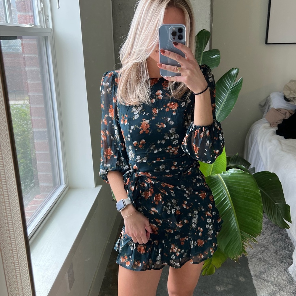 Princess Polly | NWT Flowered Mini Dress | US 2